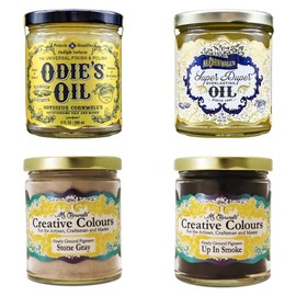 Odie's Oil & Super Duper Oil Duo Stain Kit (9 oz) Includes Stone Gray & Up in Smoke Creative Colour Pigments - Protect, Colour, Beautify