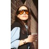 Trendy Retro Oversized Aviator Sunglasses for Women Men 70s Unique