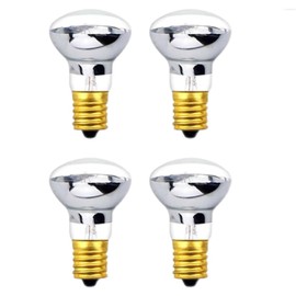 4 PCS R39 Reflector Type Bulb, 40W 120V Replacement Light Bulbs for Lava Lamp, Reflector Lava Lamp Bulb, R39 E17 Socket