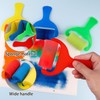 CHROMACRAFT 8 Pieces Sponge Roller Brushes Plastic Handle Paint Brushes