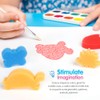 LEOBRO 30pcs Sponge Painting Shapes Painting Craft Sponge for Toddlers