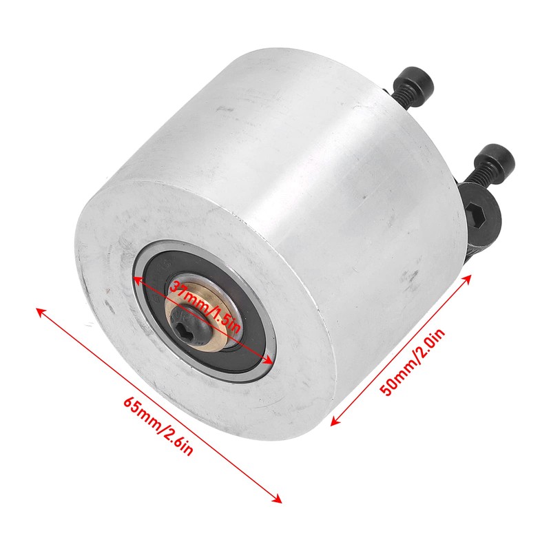 Belt Grinder Tracking Wheel, Resistant Aluminum Alloy Drive Wheel for
