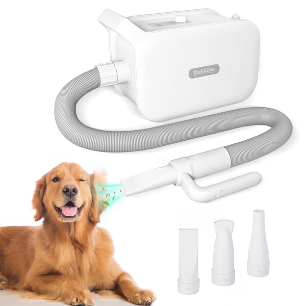 PUPIHOM Pet Hair Dryer, Dog Hair Blower for Grooming with