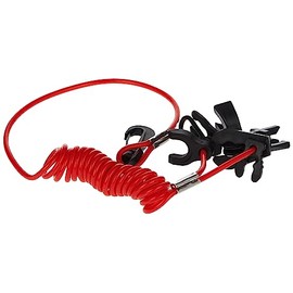 Kwik Tek 船外機 キルスイッチ ランヤード テザーコード BKS-6 ジョンソン ヤマハ ホンダ スズキ ボート 船 安全装置 伸縮