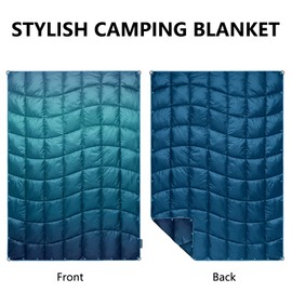 marshmallow dream Camping Blanket, Packable Puffy Blanket Down Alternative Blanket Lightweight Windproof Resistant for Outdoors,Hiking, Backpacking,Beach,Car,Picnic,Stadium 52x75in