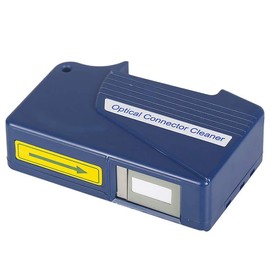 Palenzo Fiber Optic Cleaning Box, 2.5mm SC & 1.25mm LC Fiber Cleaner, Dual-Channel Optical Connector Cleaning Tool, 500+ Uses per Box, No Alcohol or Solvents Needed