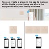 For Tuya Zigbee Light Switch 3‑Gang Remote Control Touch Switch