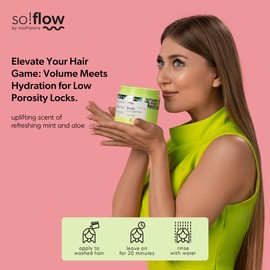 So!Flow Hair Mask for Perfecting Porosity - Transform Strands with Low Porosity - Strengthen Volume and Shine with Luxurious Formula