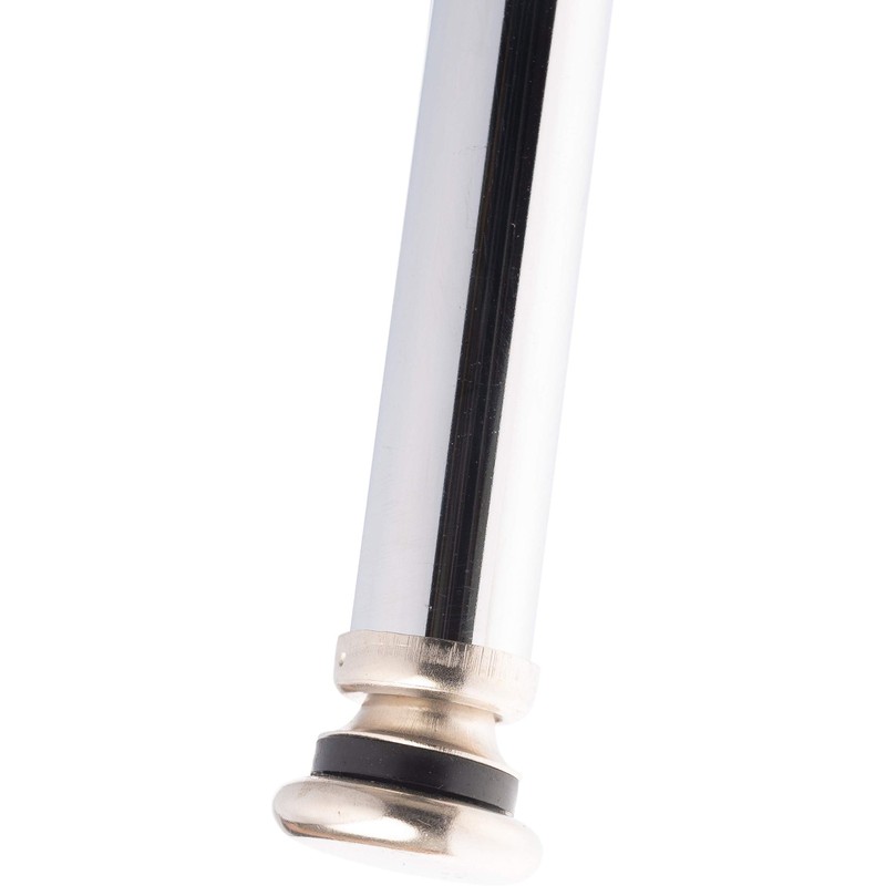 NPS 24" Adjustable Height Steel Stool with Backrest, Grey