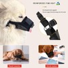 Black Nylon Mesh Dog Muzzle,Adjustable Loop Pet Muzzle for Biting,