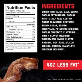 HORMEL Bacon Toppings Applewood Crumbled Bacon, 3 Ounce (Pack of 8)