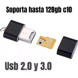 Tianxiadiyi Lector De Micro Sd Usb Adaptador Usb 2.0 Y 3.0