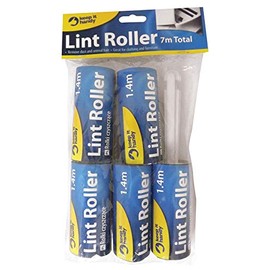 Clothes Fabric Furnishings Lint Roller with 4 Refill Rolls 5 x 1.4m - total 7mtr