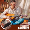 Facmogu Guitar String Mute Dampener, Adjustable Guitar Noise Reducer Dampener