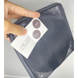 bala New Bala Exercise Sliders for Yoga HIIT Core Training 2 Pc Set Charcoal Mesh Bag