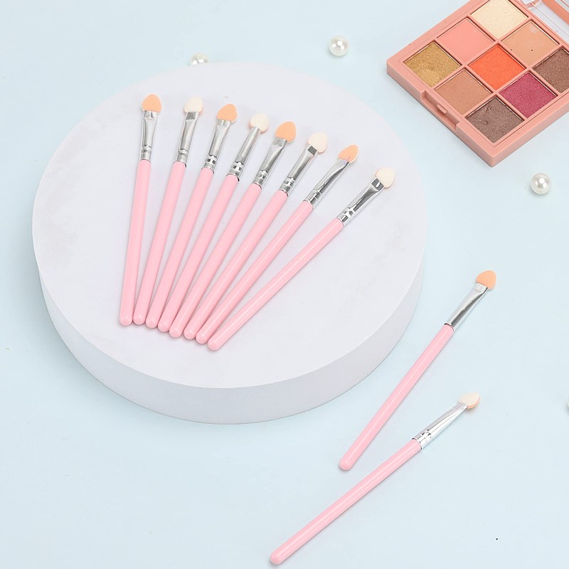 50PCS Eye Shadow Brushes, Makeup Brushes Eyeshadow Applicators Sponge Double