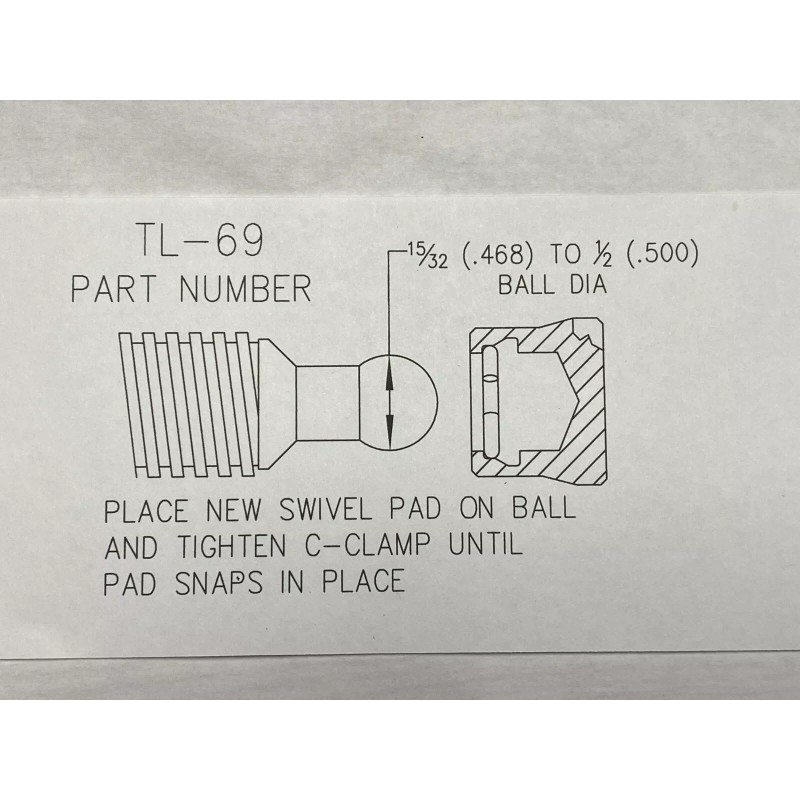 Wilton C-CLAMP Swivel Pad for WILTON and Others