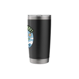 Lettuce Surf Funny Pun Surfing Salad Stainless Steel Insulated Tumbler
