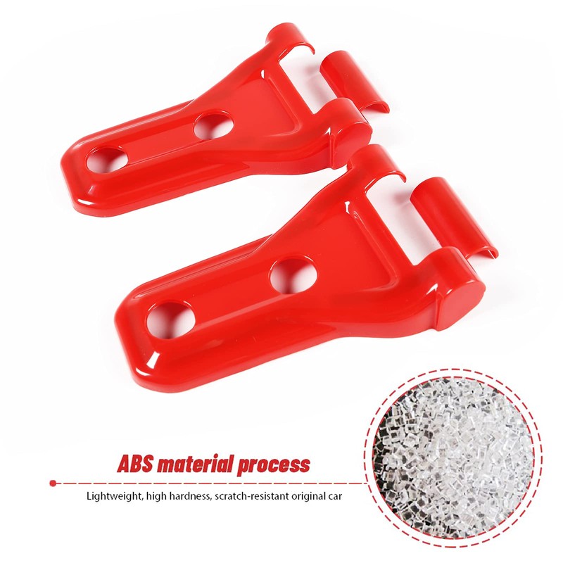 RT-TCZ Hood Hinge Cover Exterior Decoration Kits Accessories for 2018-2023
