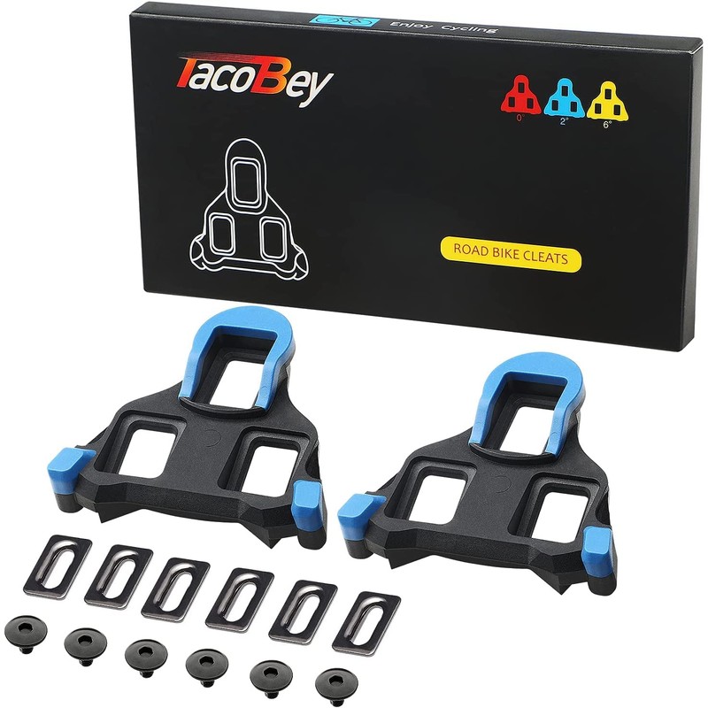 Tacobey Bike Cleats Compatible with Shimano SPD-SL Pedals, SM-SH10 SH11