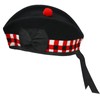 Glengarry Cap-Traditional Scottish Hat,100% Wool, Acrylic Wool Tartan,Kilts/Bagpipes Accessories,Polyester Cotton
