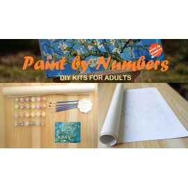 My Paint by Numbers USA - DIY Paint by Number Kit Acrylic Painting Home Decor - A Friend in Need
