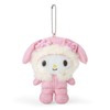 Sanrio 247464 Mascot Holder (Fluffy Winter) My Melody Keychain