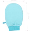 Guantes Exfoliantes IWOWHERO Mediano Azul – Exfoliación Corporal para Ducha