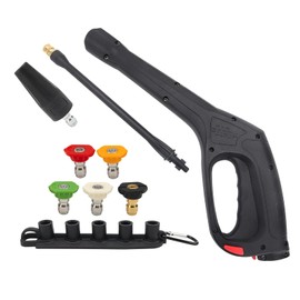 Bear Force Replacement Pressure Washer Spray Gun with Turbo Nozzle & 5 Spray Nozzle Tips, Compatible with Portland Husky Ford Pulsar ShopForce Taskforce Powerwasher