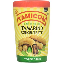 Tamicon Tamarind Concentrate | Tangy & Sour Imli Chutney | South Indian Style Paste | Ideal for Indian Curries, Thai Sauces & Kitchen Recipes | 14 Oz (396.89gm)