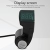 Electric Bike Throttle Grip Kit Speed Handlebars with Blue Font