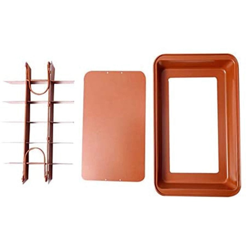 Brownie Pan, Non Stick Brownie Pans With Dividers, 18 Pre-slice