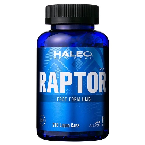 HALEO Raptor HMB-FA (HMB Free Acid), Alpha GPC, L-Carnitine, Vitamin D3 Enhancement, 210 Capsules