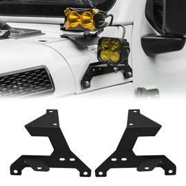 BIZOCO A Pillar Light Mount for Jeep Wrangler JL Gladiator JT 2018–2025
