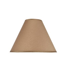 Aspen Creative 32266A Transitional Empire Shape Spider Construction Lamp Shade in Brown, (6" x 16" x 12")
