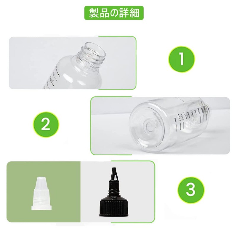 YIBOOOM 10 Pcs 30ml Ungraduated Dropper Bottles Twist Cap Low