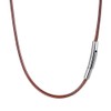 PROSTEEL Leather Necklace for Men 2mm 20 inch Wax Rope