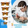 TMANGO Rechargeable Head Magnifier with 4 LED Lights and 5