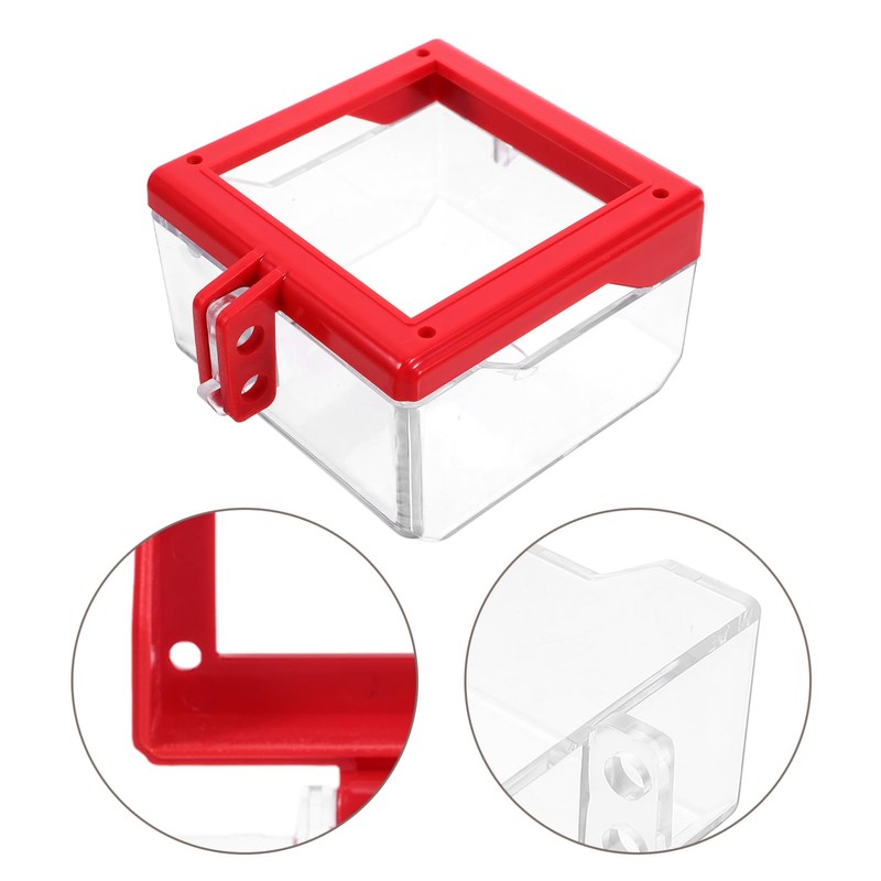 JECOMPRIS Emergency Stop Switch Cover Transparent Push Button Protector Quick