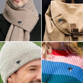 HAWSON Novelty Enamel Pins for Clothing Backpack Decoration Gift, Funny Laple Pin for Teen Boy and Girl, Metal Brooch Suit Stud (Snake)