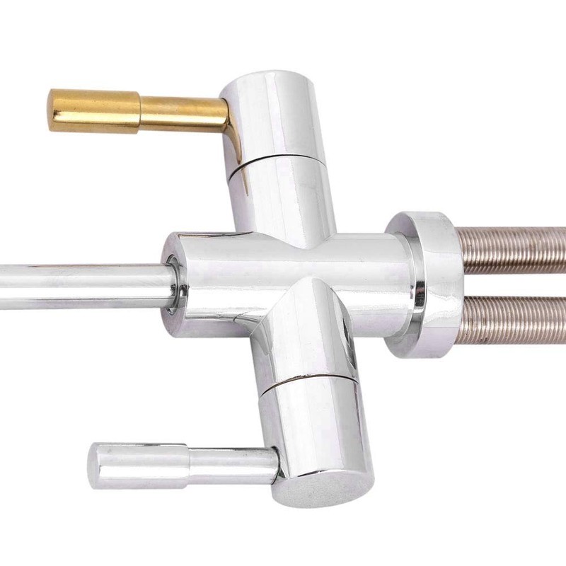 Double Holes Sink Faucet Tap Drinking Water Filter 2-Handle Kitchen