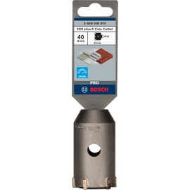 Bosch 1 x Pro SDS plus-5 core cutter (for concrete, lime and sandstones, diameter 40 mm, professional hammer drill)