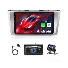 【Heat Dissipation】 2+64G Android Car Radio Stereo for Toyota Camry 2006-2011 with Wireless Carplay Android Auto, 9 Inch IPS Touch Screen, GPS WiFi Bluetooth HD Backup Camera
