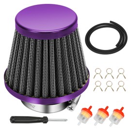 HIAORS 35mm Air Filter for 50cc 70cc 90cc 110cc 125cc Taotao Coolster Baja Apollo SSR Kazuma Pit Dirt Bike ATV Quad Go Kart Motorcycle XR50 XR70 DB10 DB14 ATA-110B PW80 KFX 50 Parts Purple
