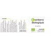 Organic Cranberry * Titrated 10% in Proanthocyanidins * 360 mg