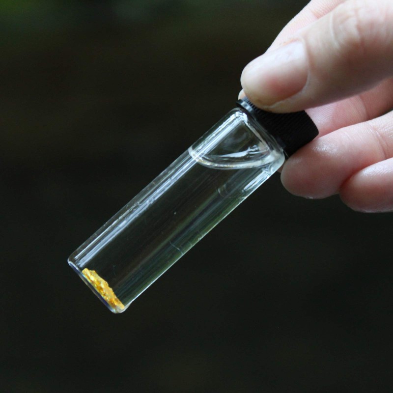 ASR Outdoor Gold Flake or Dust Collection Glass Vials (Pack