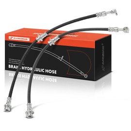 A-Premium Rear Driver and Passenger Side Brake Hydraulic Hose Compatible with Select Nissan Models - X-Trail XTrail 2005 2006 - Replace# 462108H51A (Pack of 2)