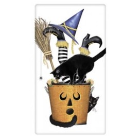 Mary Lake-Thompson BT353 Flour Sack Towel Witch Pail