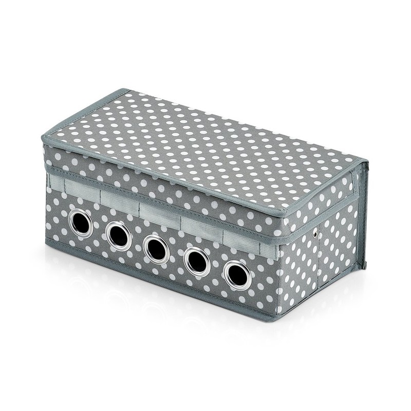 Zeller Gift Ribbon Box, Grey, 29 x 15 x 12