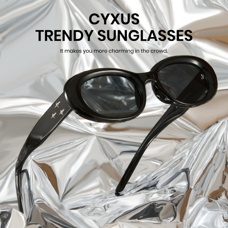 Cyxus 1149 Women's Sunglasses, Oval Frame, UV Protection, UV Protection,